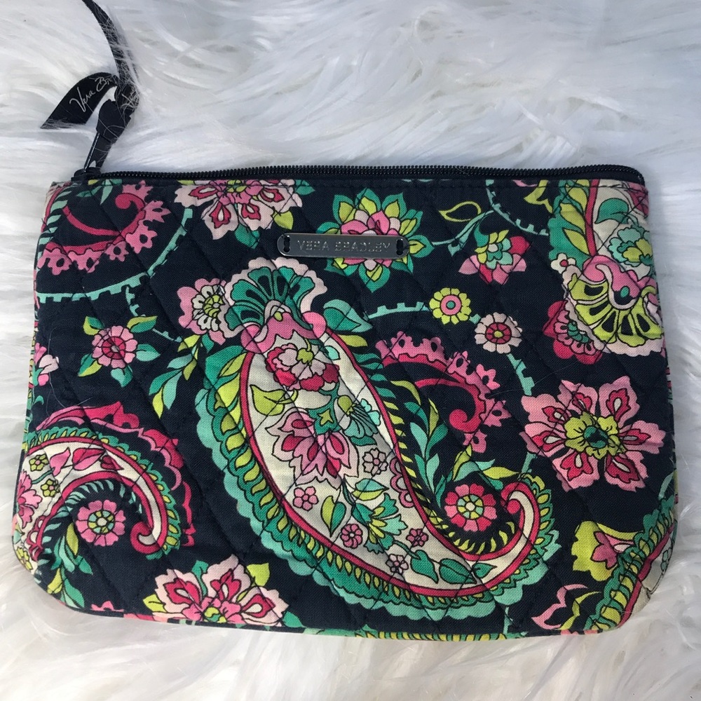 Vera Bradley "Petal Paisley" cosmetic bag